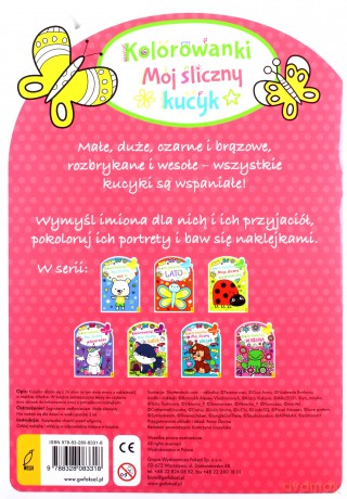Kolorowanka z wykrojnikiem. Mój śliczny kucyk [KSIĄŻKA]