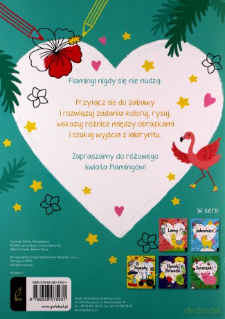 Koloruję. Kocham flamingi [KSIĄŻKA]