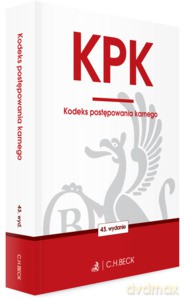 KPK. Kodeks postępowania karnego (wyd.45) Stan prawny: 1 września 2020 r. [KSIĄŻKA]