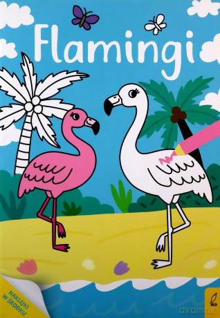 Moja kolorowanka. Flamingi [KSIĄŻKA]