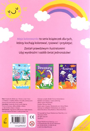 Moja kolorowanka. Jednorożce [KSIĄŻKA]