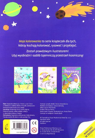 Moja kolorowanka. Kosmos [KSIĄŻKA]