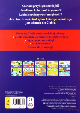 Naklejam, koloruję, rozwiązuję. Kosmos [KSIĄŻKA]
