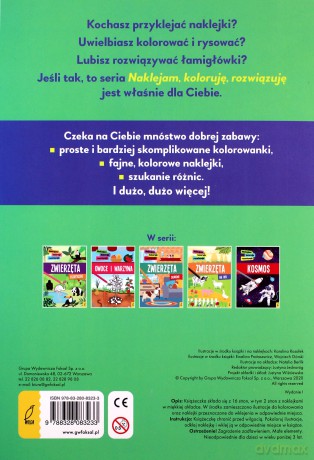Naklejam, koloruję, rozwiązuję. Pojazdy [KSIĄŻKA]