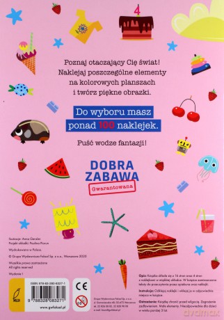 Ponad 100 naklejek. Kolorowy świat. Naklejkowo [KSIĄŻKA]