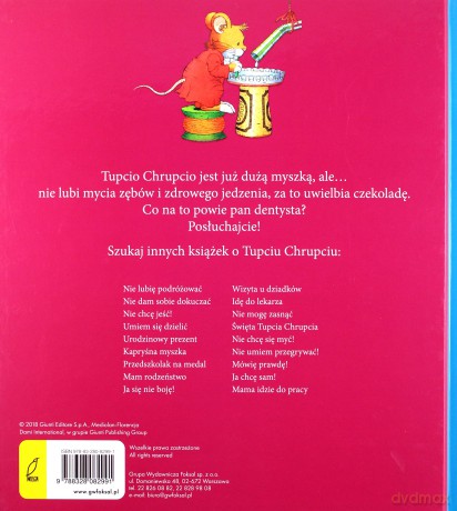 Tupcio Chrupcio. Dbam o zęby - Eliza Piotrowska [KSIĄŻKA]