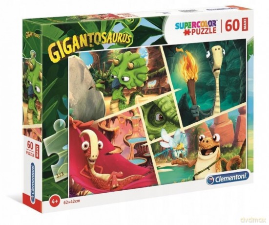 CLEMENOTNI 60 el. Maxi Gigantosaurus [PUZZLE]