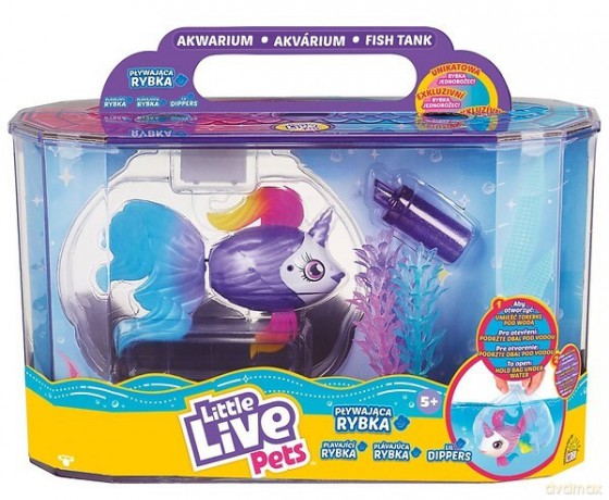 Figurka interaktywna Little Live Pets Akwarium-pływająca rybka [FIGURKA]