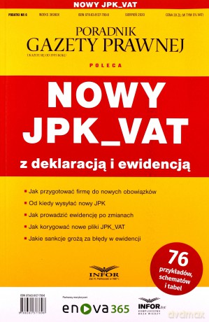 Nowy JPK_VAT z deklaracją i ewidencją [KSIĄŻKA]