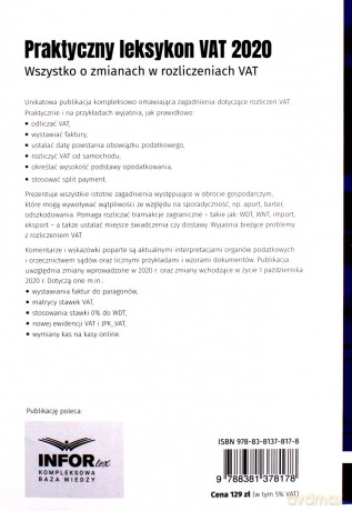 Praktyczny Leksykon VAT 2020 [KSIĄŻKA]