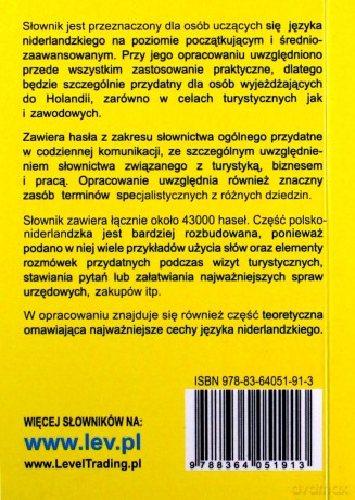 Słownik polsko-niderlandzki niderlandzko-polski czyli jak to powiedzieć po niderlandzku [KSIĄŻKA]