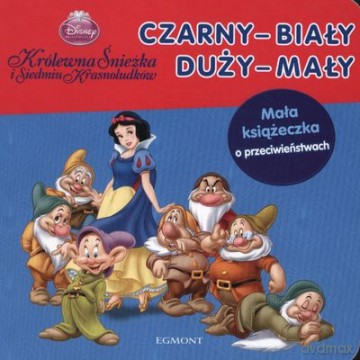 Królewna Śnieżka i Siedmiu Krasnoludkó Czarny - Biały Duży - Mały (twarda) [KSIĄŻKA]