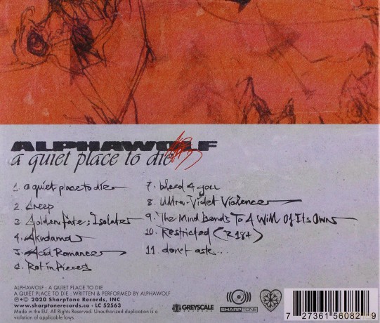 Alpha Wolf: A Quiet Place To Die [CD]