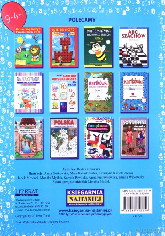 Matematyka Zadania dla dzieci Poziom 1 - Beata Guzowska [KSIĄŻKA]