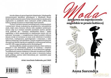 Moda językowa na zapożyczenia angielskie w prasie kobiecej - Anna Surendra [KSIĄŻKA]