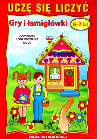 Uczę się liczyć Gry i łamigłówki 6-7 lat - Beata Guzowska [KSIĄŻKA]