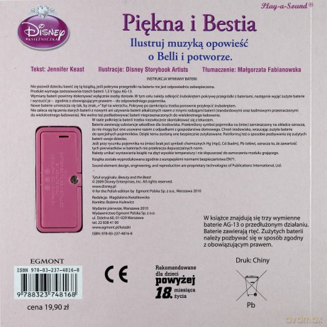 Księżniczka Piękna i Bestia (twarda) [KSIĄŻKA]