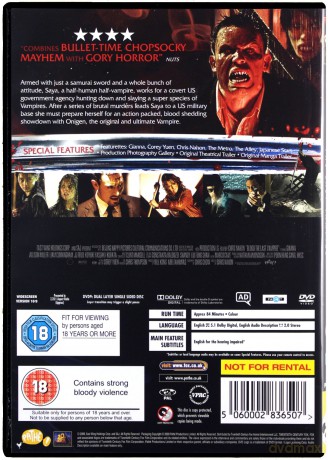 Blood: The Last Vampire (Krew: Ostatni wampir ) [DVD]