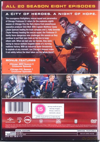 Chicago Fire: Season 8 [DVD]