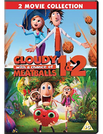 Cloudy with a Chance of Meatballs 1-2 (Klopsiki i inne zjawiska pogodowe / Klopsiki kontratakują) [2DVD]