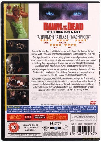Dawn of the Dead (Director's Cut) (Świt żywych trupów) [DVD]