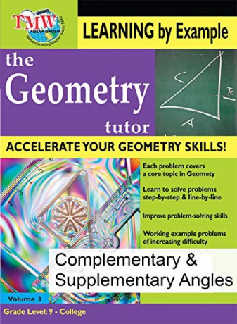 Geometry Tutor: Complimentary and Supplementary Angles [DVD]