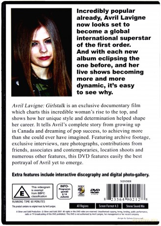 Avril Lavigne: Girlstalk [DVD]