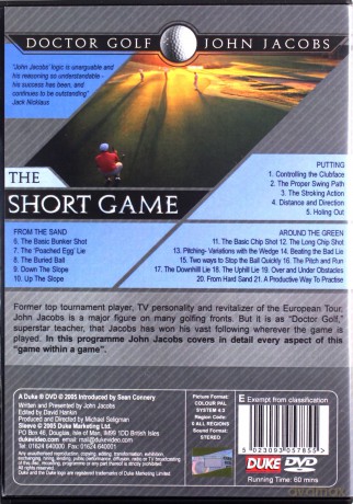 John Jacobs: Doctor Golf - The Short Game [DVD]