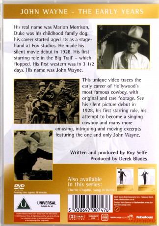 John Wayne: The Early Years [DVD]