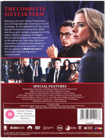 Madam Secretary: Seasons 1-6 [DVD]
