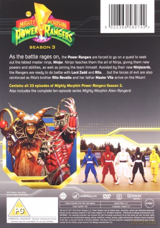 Mighty Morphin Power Rangers: Season 3 [5DVD]