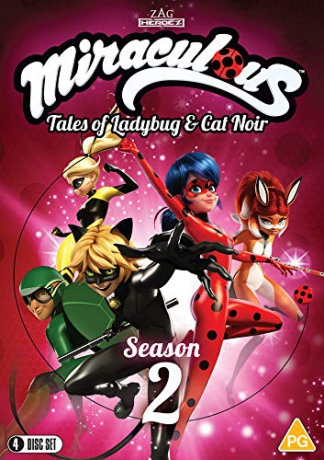 Miraculous - Tales of Ladybug & Cat Noir: Season 2 (Miraculum: Biedronka i Czarny Kot: Sezon 2) [4DVD]