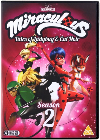 Miraculous - Tales of Ladybug & Cat Noir: Season 2 (Miraculum: Biedronka i Czarny Kot: Sezon 2) [4DVD]