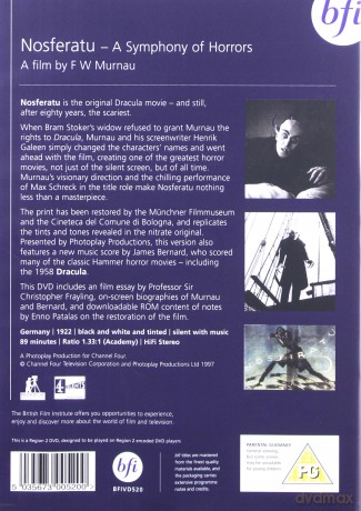Nosferatu (Symfonia grozy) [DVD]