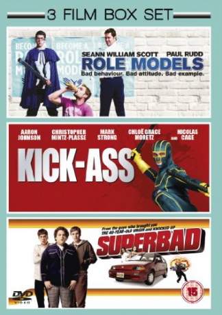 Role Models / Kick-ass / Superbad (Wyrolowani / Kick-Ass / Supersamiec) [3DVD]