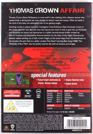 Sprawa Thomasa Crowna [DVD]