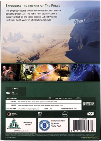 Star Wars: Episode VI - Return of the Jedi (Gwiezdne wojny: Część VI - Powrót Jedi) [DVD]