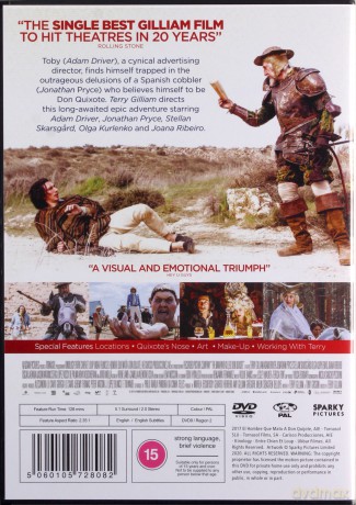 The Man Who Killed Don Quixote (Człowiek, który zabił Don Kichota) [DVD]