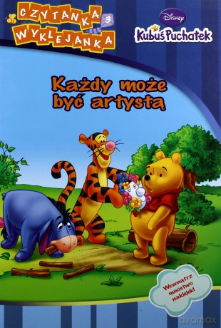 Kubuś Puchatek Każdy Może Być Artystą - Jolanta Tomala [KSIĄŻKA]