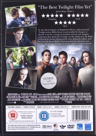 The Twilight Saga: Eclipse (Saga 'Zmierzch': Zaćmienie) [DVD]