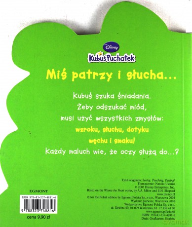 Kubuś Puchatek Mis Patrzy i Słucha (twarda) [KSIĄŻKA]