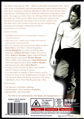 Tom Waits: Under Review [DVD]