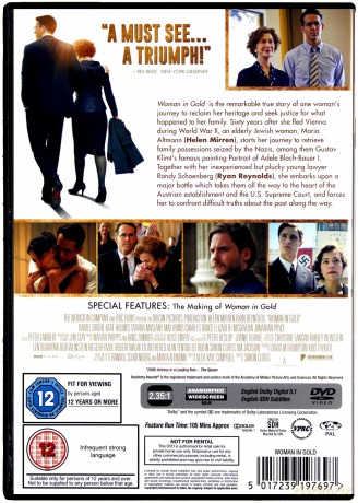 Woman in Gold (Złota dama) [DVD]