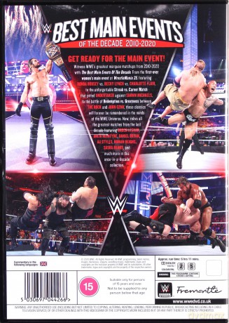 WWE: Best Main Events of the Decade 2010-2020 [2DVD]