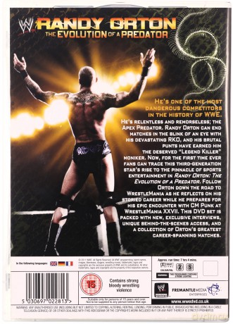 WWE: Randy Orton - The Evolution of a Predator [3DVD]