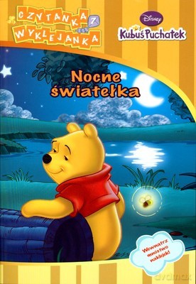 Kubuś Puchatek Nocne Światełka Czytanka Wyklejanka [KSIĄŻKA]