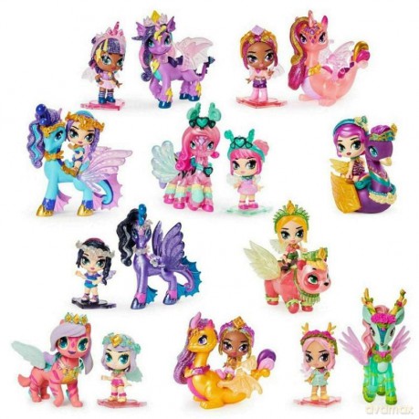Hatchimals Pixies Riders- Laleczka i Zwierzątko - Fiolet (6058551)