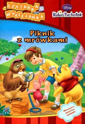 Kubuś Puchatek Piknik z Mrówkami Czytanka Wyklejanka [KSIĄŻKA]