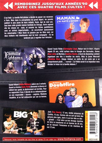 Home Alone / The Addams Family / Mrs. Doubtfire / Big [BOX] [4DVD]