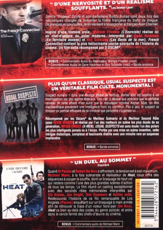 French Connection / Usual Suspects / Heat [BOX] [3DVD]